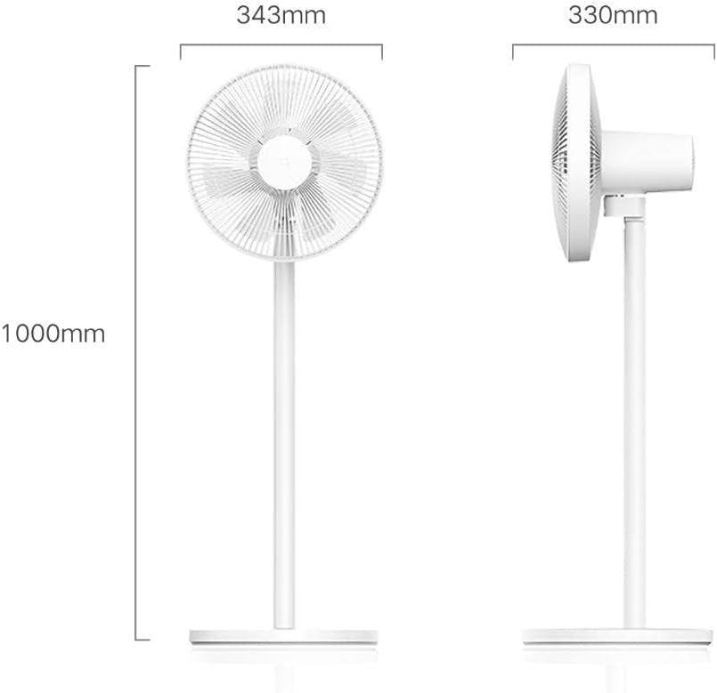 Smart Standing Fan – 7 Blade 3 Speed Quiet 26dB Adjustable Height Remote Control