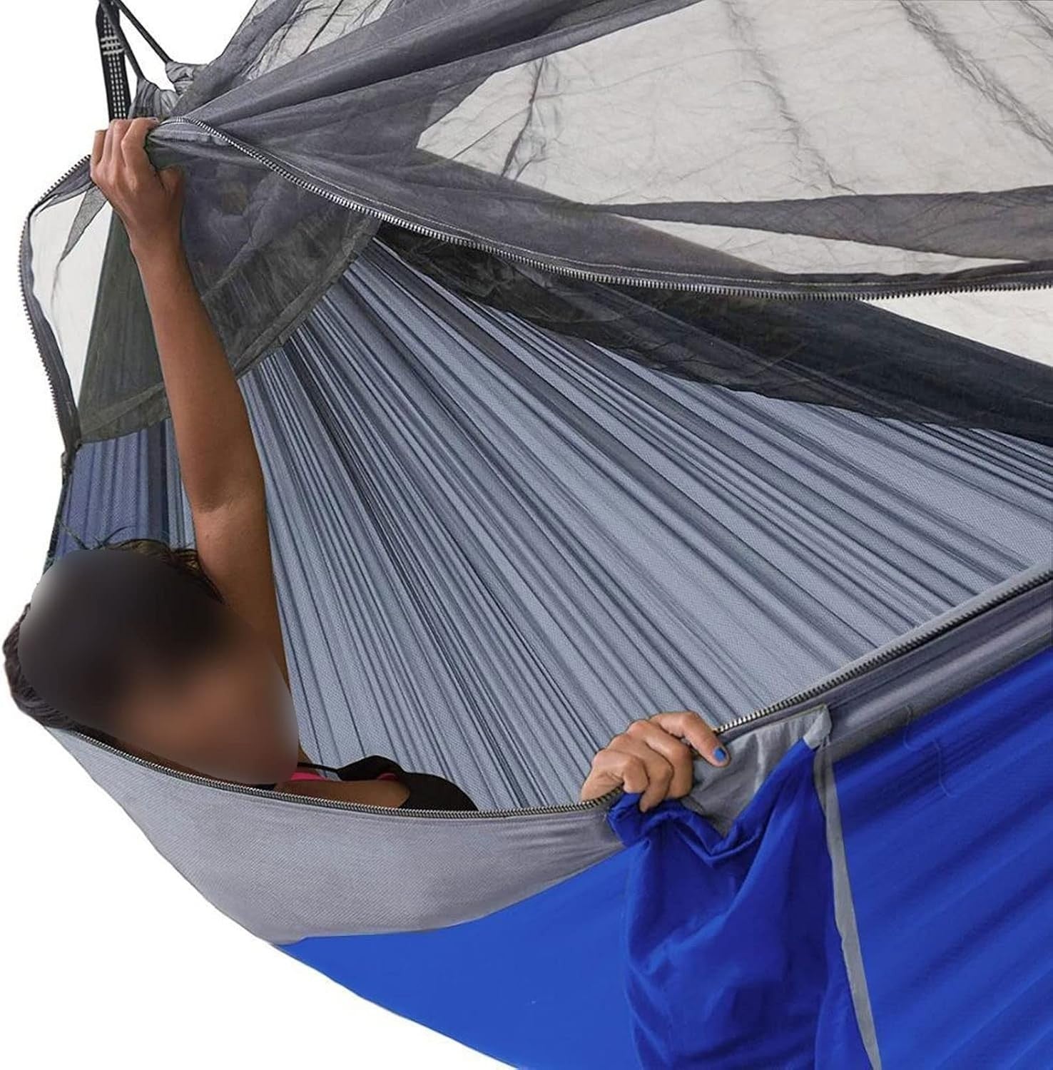 Heavy-Duty Outdoor Camping Hammock 1-2 Person Portable 260x140cm Nylon