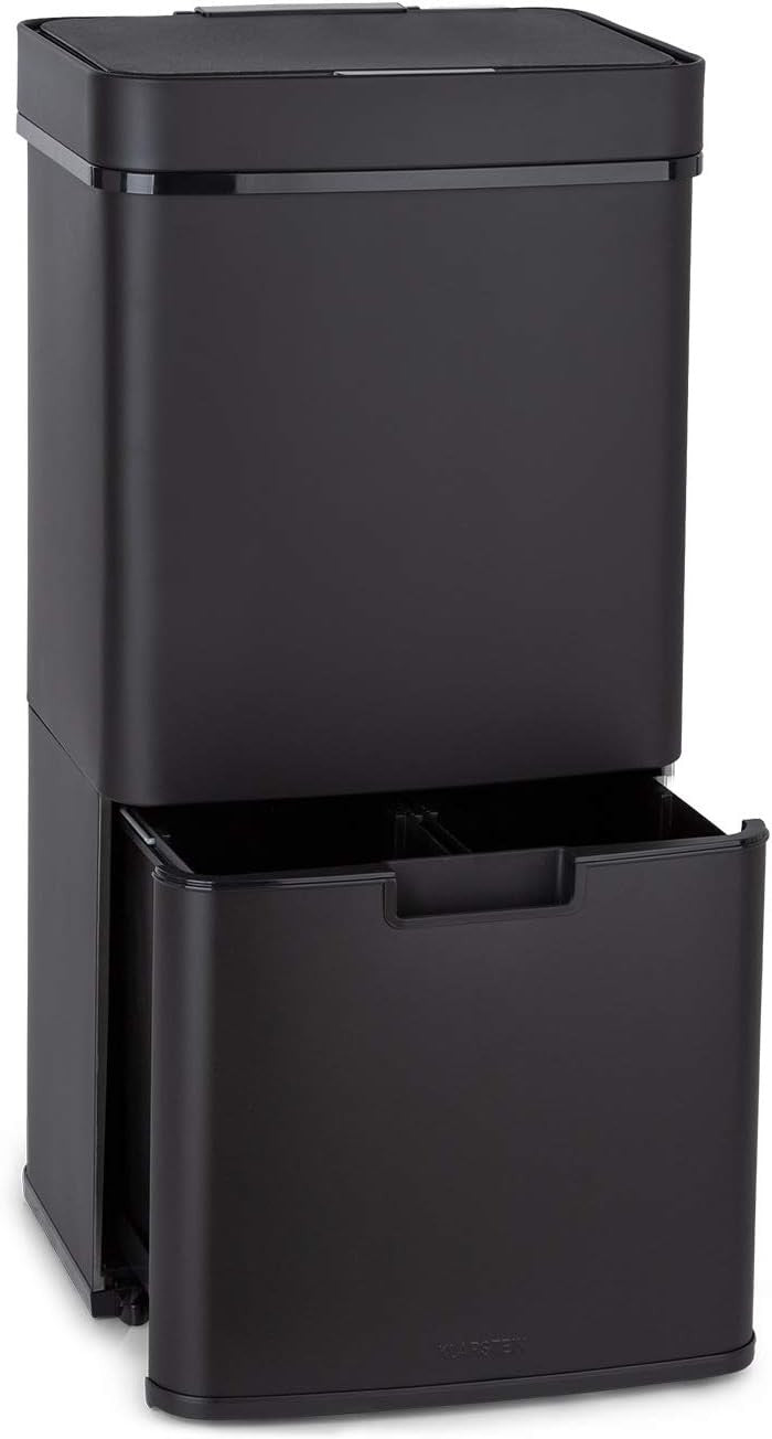 72L Touchless Kitchen Bin | Automatic Sensor Trash Can Black
