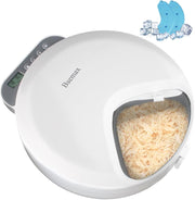 Automatic Wet Food Pet Feeder 4 Meal Timer Ice Pack Cat Dog Bowl