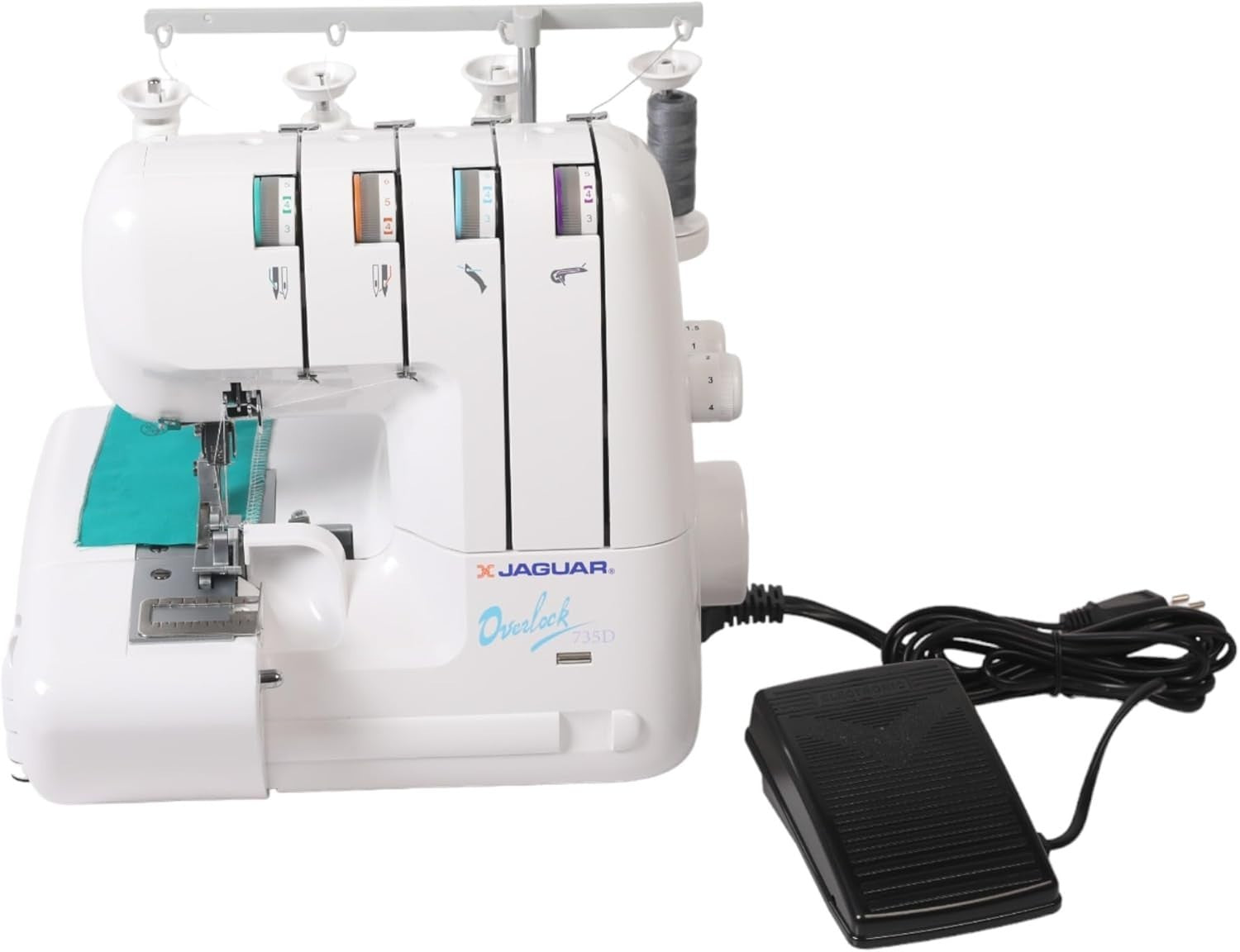 3/4 Thread Overlocker Serger Sewing Machine Differential Feed 1300SPM