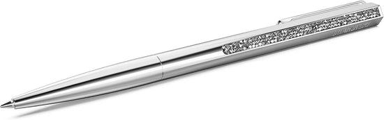 Silver Crystal Ballpoint Pen Extra Fine Black Ink Hex Head Gift