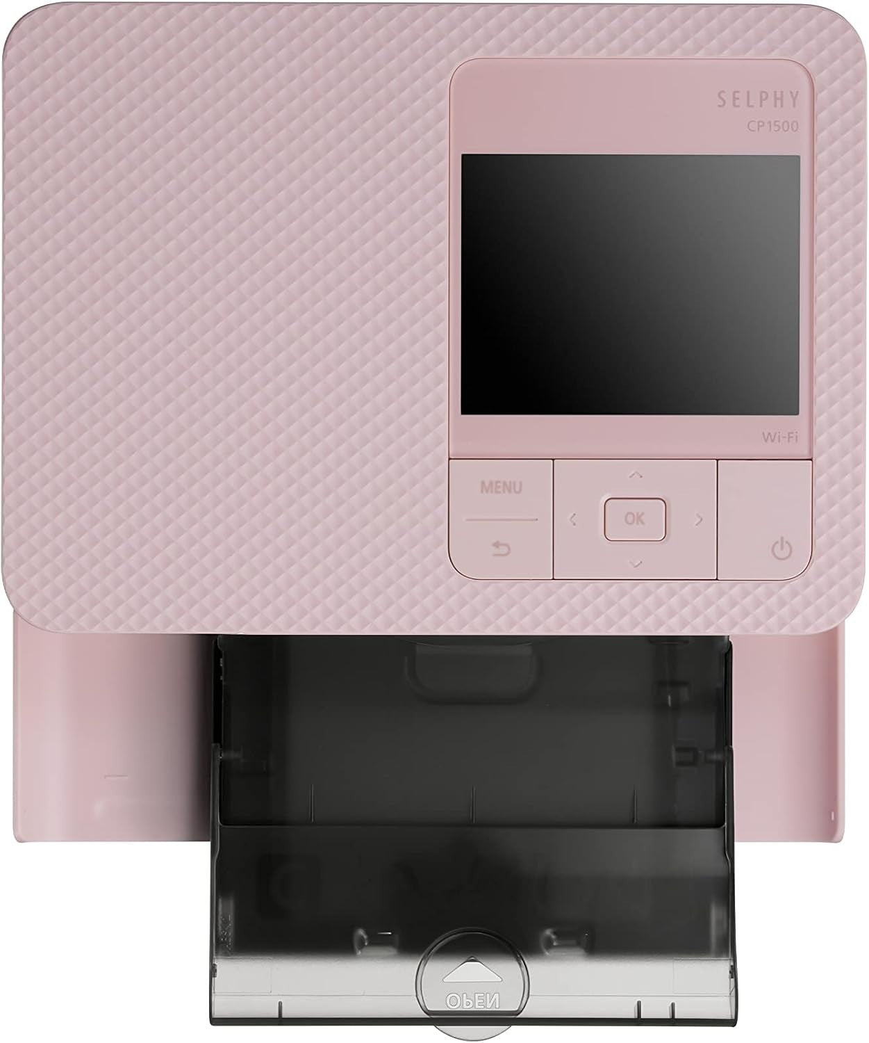 Wireless Compact Photo Printer with RP-108 Ink Paper Set - Pink