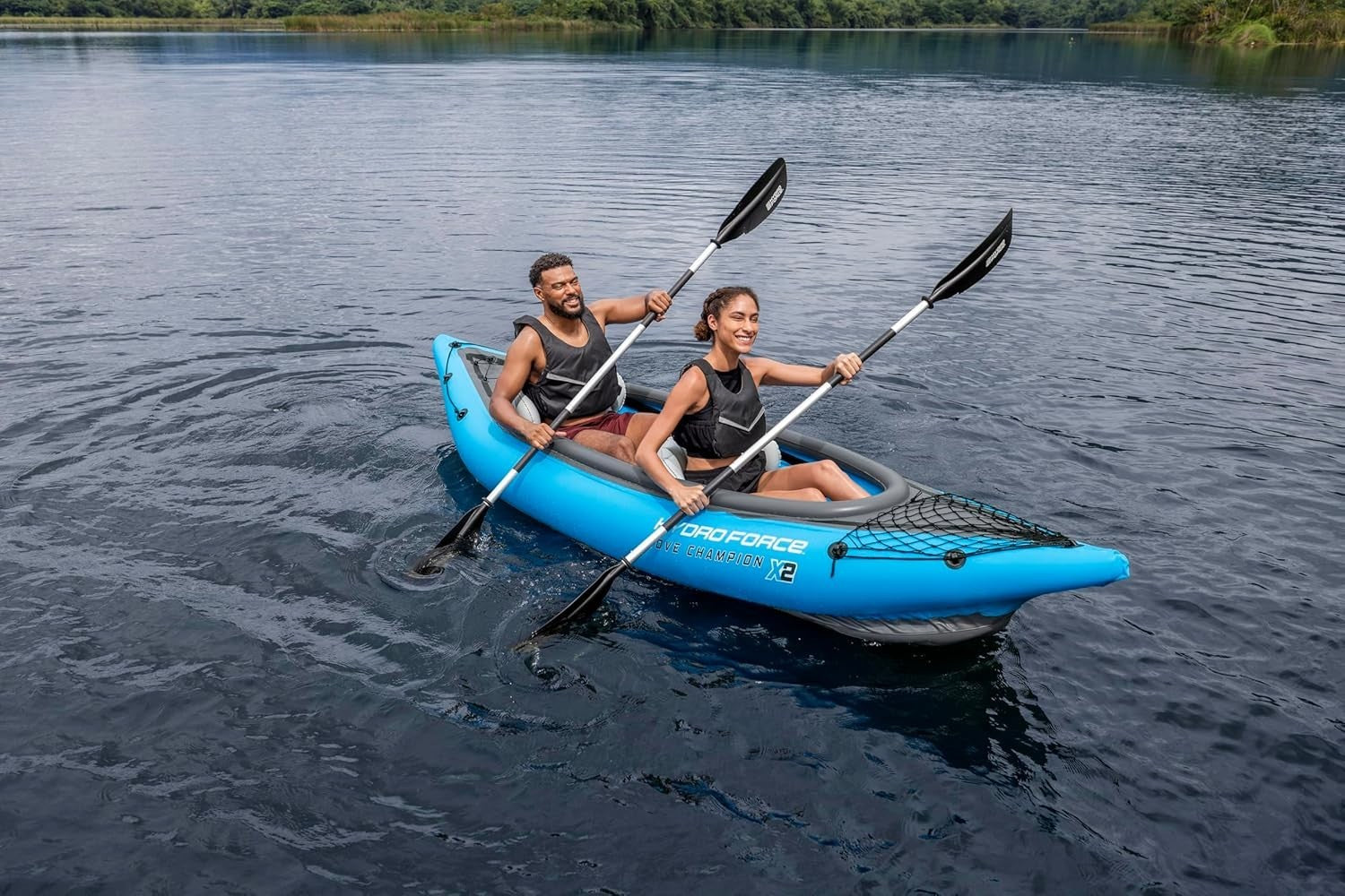 2 Person Inflatable Kayak Set w/ Paddles Pump Seats 10ft 10in