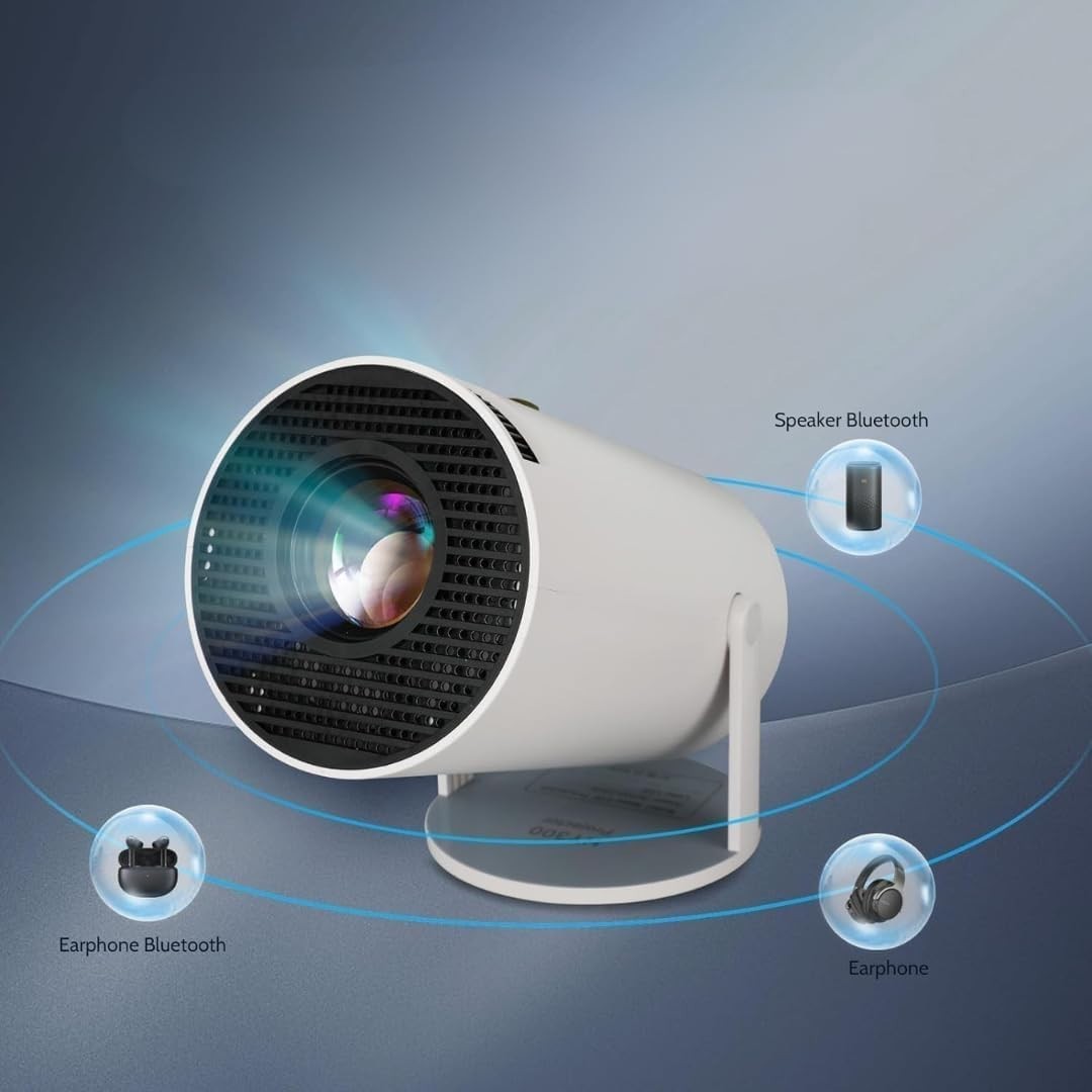 Mini Smart Projector 1080P Portable LED WiFi Bluetooth Home Cinema