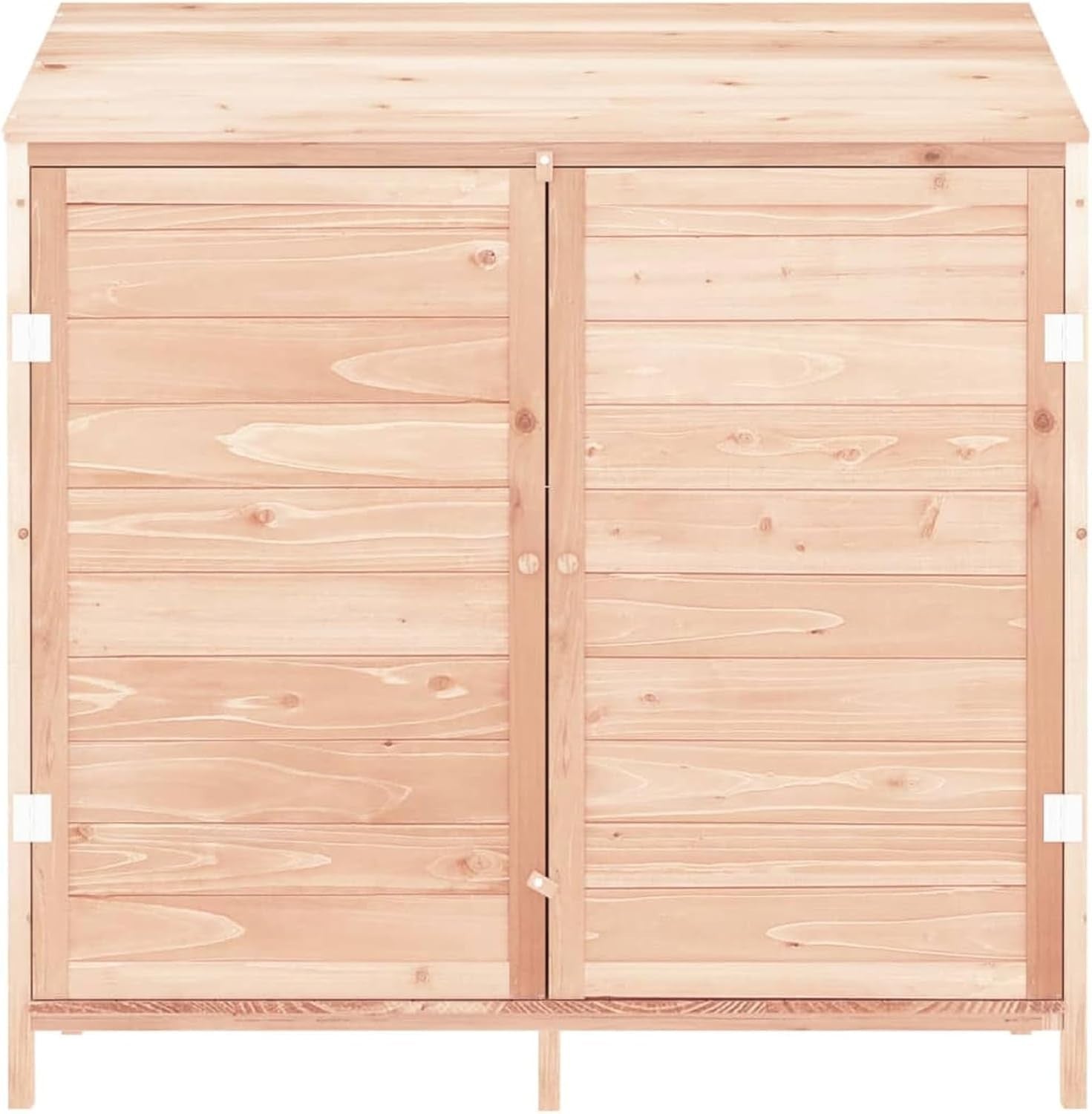 Wooden Garden Shed Outdoor Storage 102x52x112cm Weatherproof Solid Fir Wood
