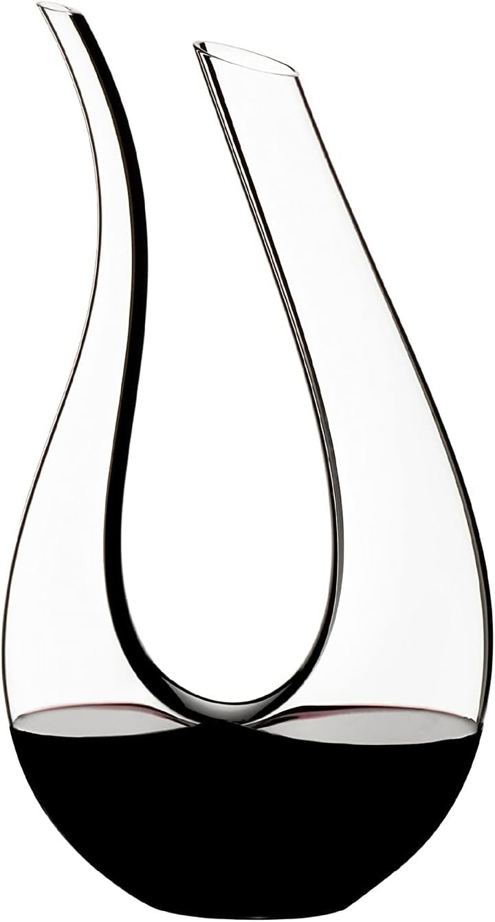 Luxury 1500ml Crystal Wine Decanter Hand-Blown U-Shaped Aerator Gift