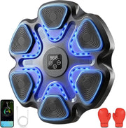 Music Boxing Machine LED Punch Trainer Bluetooth Mounted