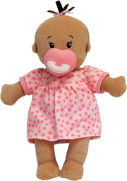 12in Soft Nurturing Baby Doll Beige Plush Magnetic Pacifier Toddler Gift