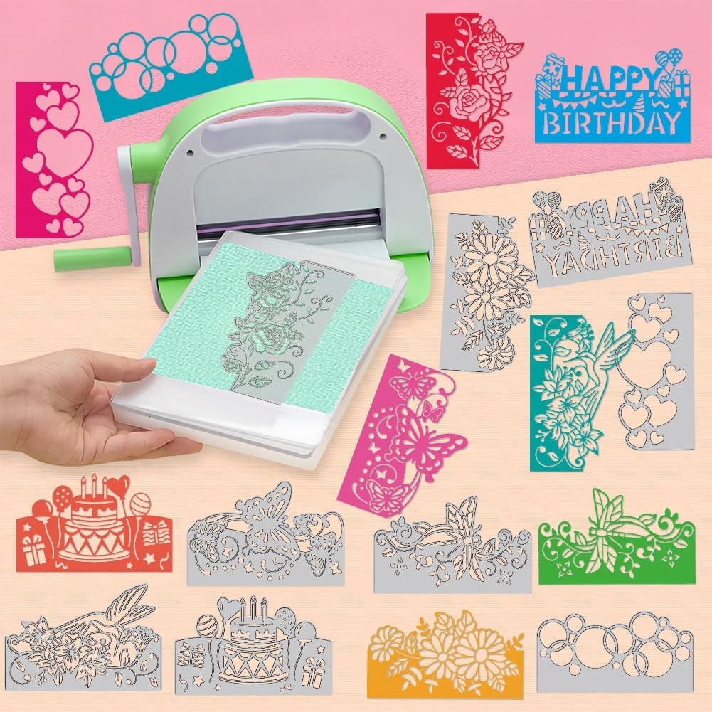 Metal Cutting Dies Set Flowers Butterflies Scrapbook Card Making Tool