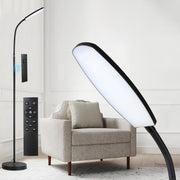 LED Reading Floor Lamp Remote Touch Dimmable Gooseneck Modern Strip Light