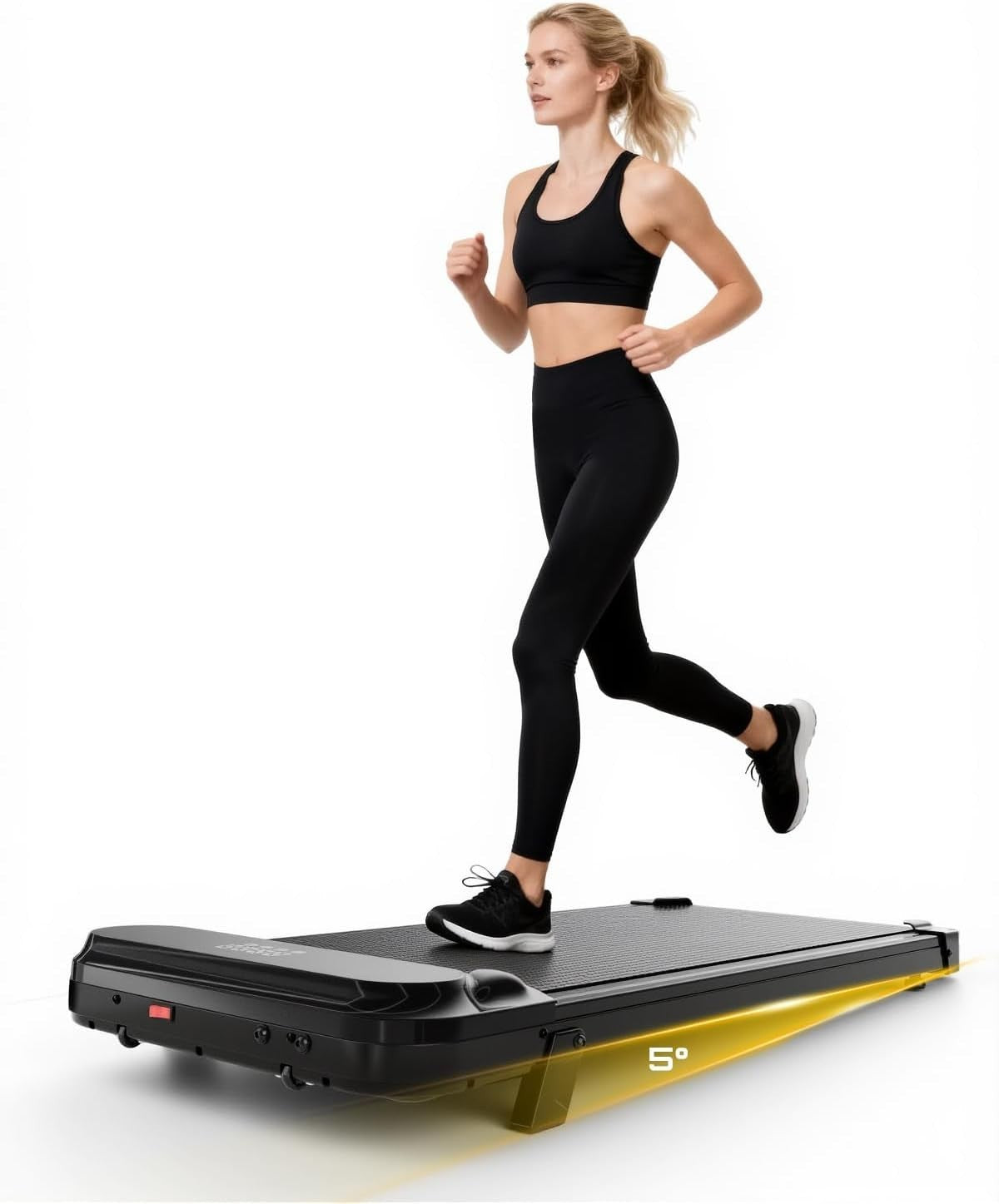 Under Desk Treadmill Walking Pad Foldable 8km/h Home Office Compact