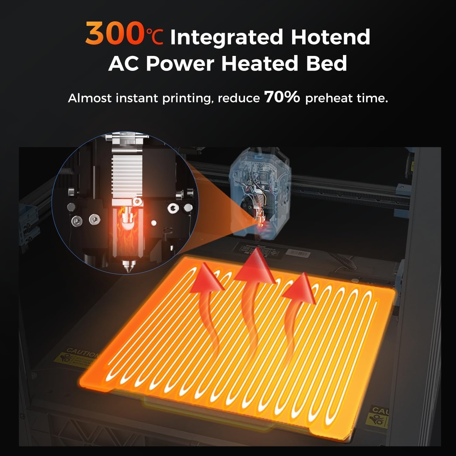 CoreXY 3D Printer 700mm/s High Speed Auto Level Large Build Camera