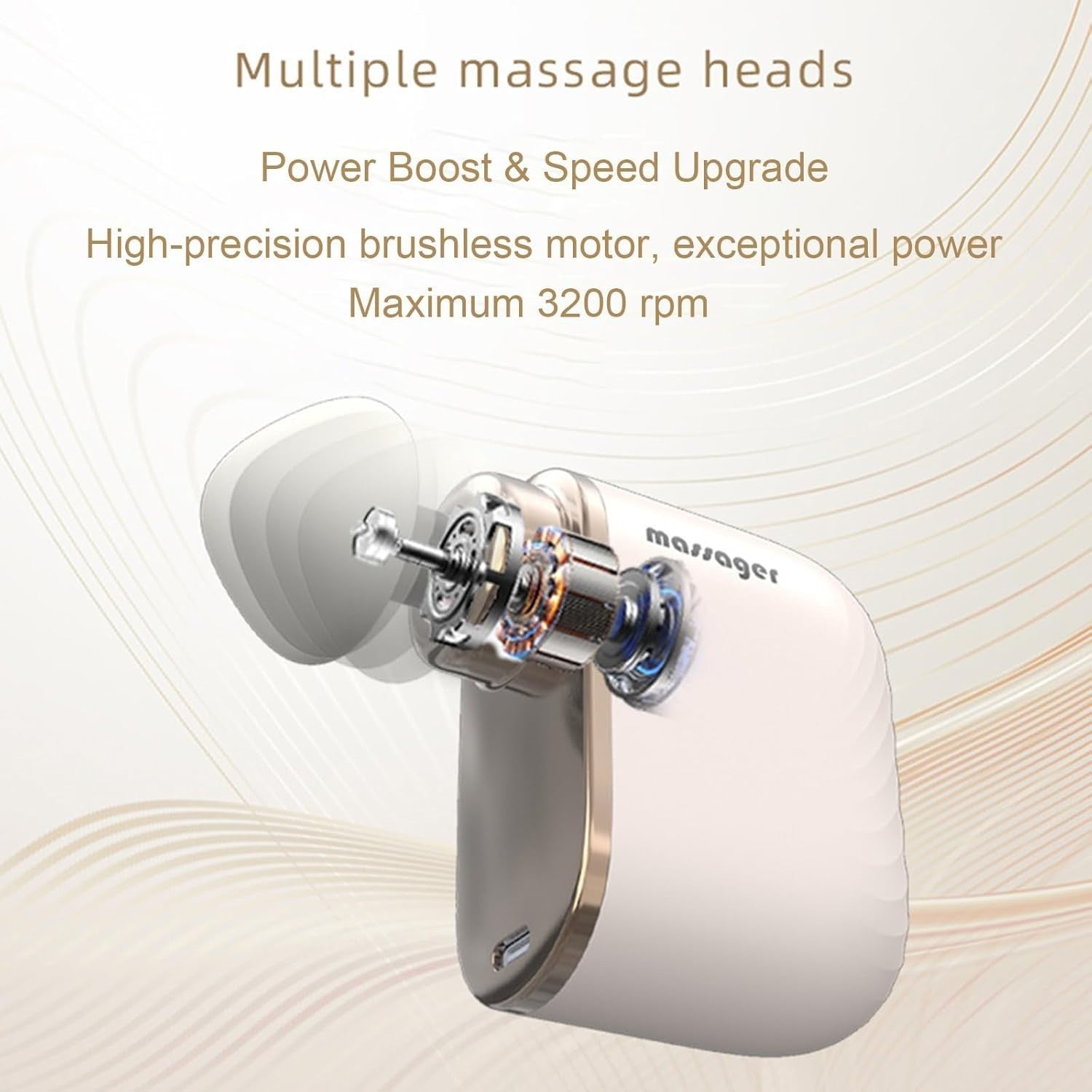 Mini Massage Gun Pocket Size Deep Tissue Percussion Muscle Massager Quiet
