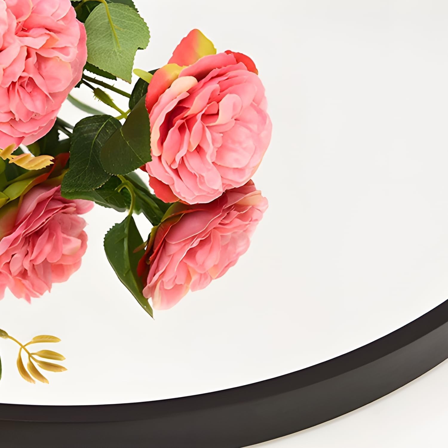 Arch Full Length Mirror 162x53cm Black Wall Leaning Floor Standing Modern