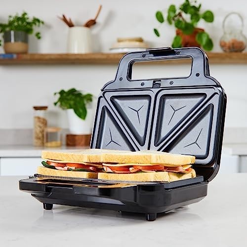 3 in 1 Snack Maker 350W Deep Fill Toastie Waffle Panini 30.7cm