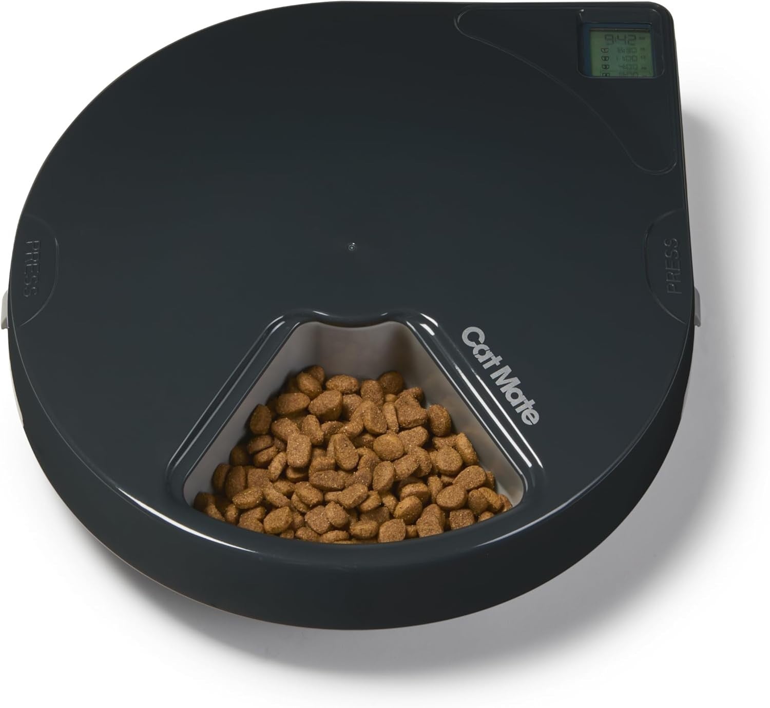 Automatic Pet Feeder 5 Meal Digital Timer Wet Dry Food Ice Pack Bowl