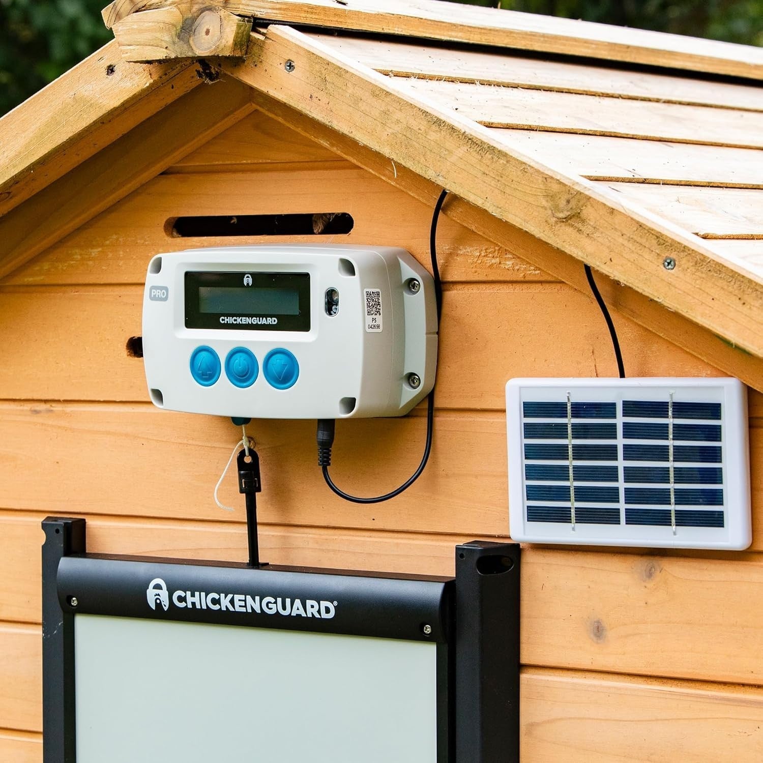 Automatic Chicken Coop Door Opener Solar Timer Light Sensor