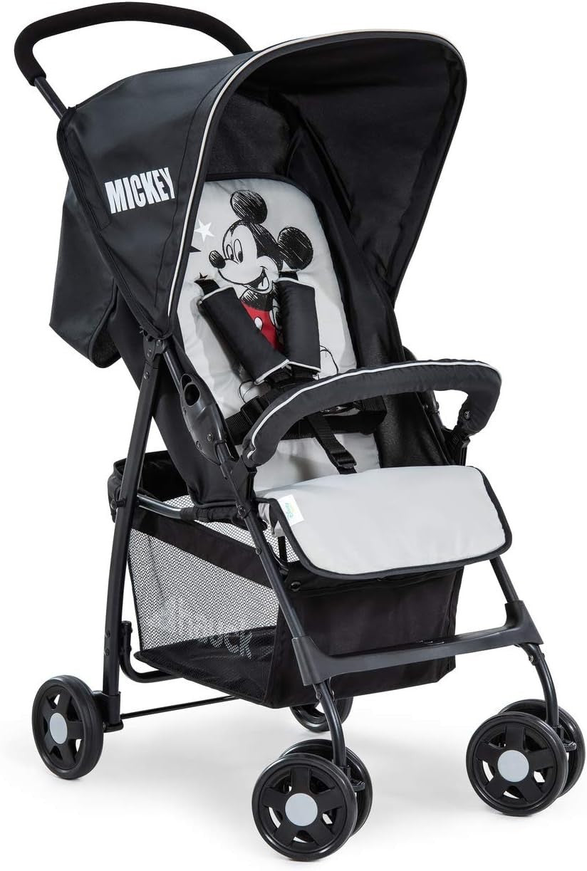 Mickey Stars Travel Pushchair Ultra Lightweight 5.9kg Compact Fold Buggy