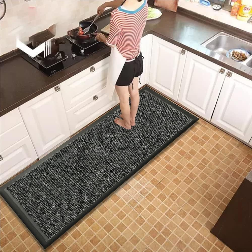 Small Waterproof Door Mat 40x60cm Non Slip Indoor Outdoor Entrance Floor Rug