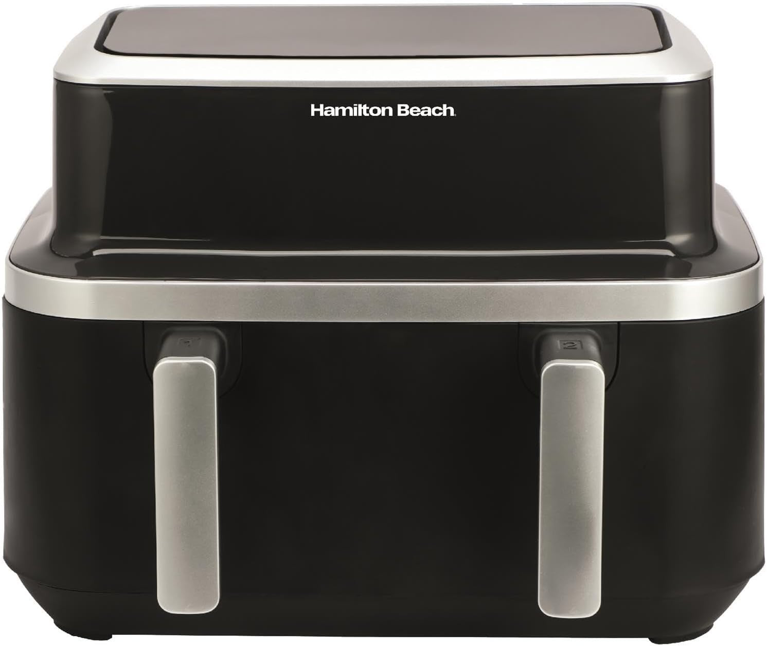 9L Dual Zone Air Fryer With Viewing Window 10 Presets Smart Finish No Oil