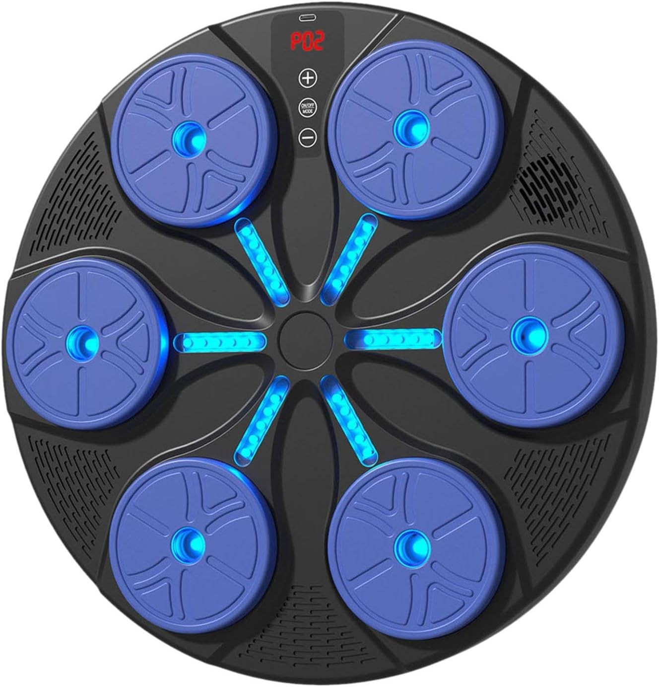 Music Boxing Machine Bluetooth LED Punch Pad Wall Mount Home Gym Trainer