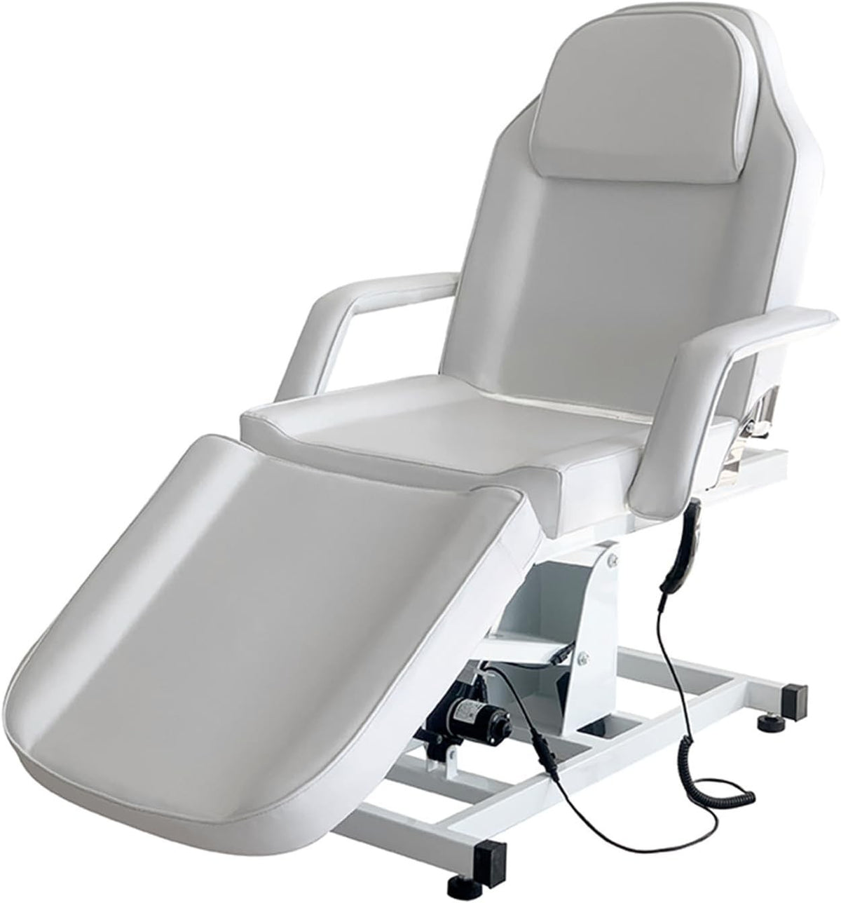 Electric Massage Table Adjustable 3-Section Beauty Spa Tattoo Bed Lift Control