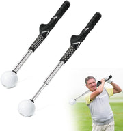 Golf Swing Trainer Retractable Grip Tempo Strength Aid