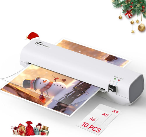 A4 Laminator Machine 1min Fast Warm Up Hot & Cold + Pouches