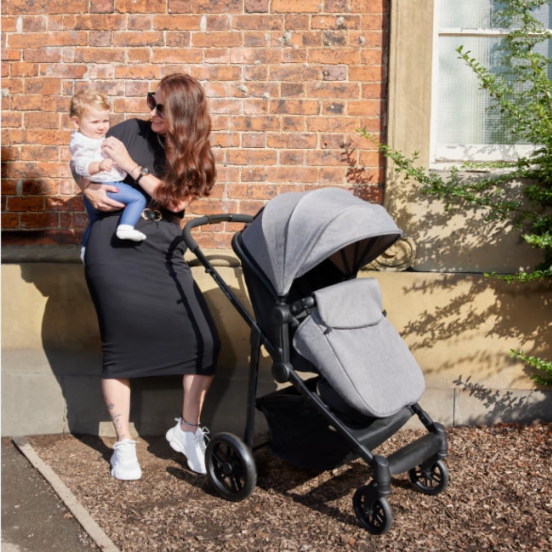 3 in 1 Travel System Pram Pushchair Car Seat Newborn Lightweight
