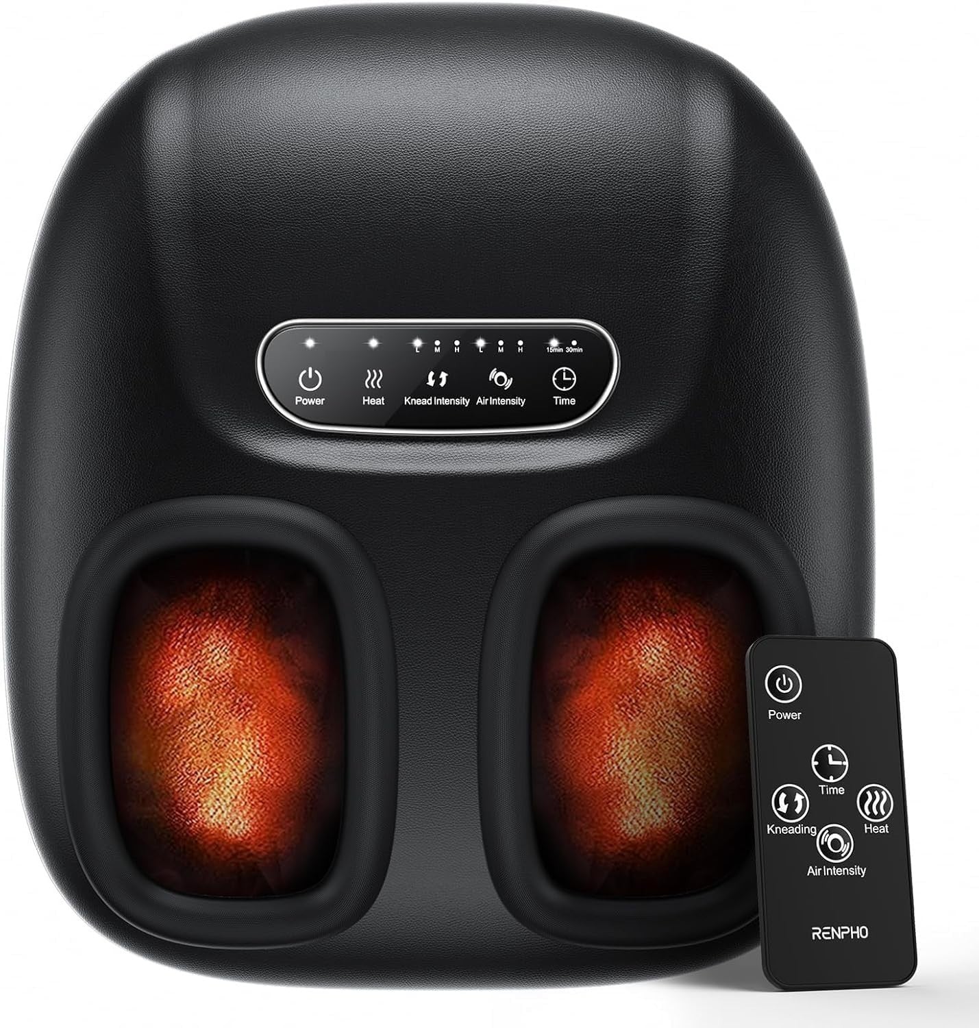 Portable Heated Shiatsu Foot Massager 3D Kneading Remote UK 10