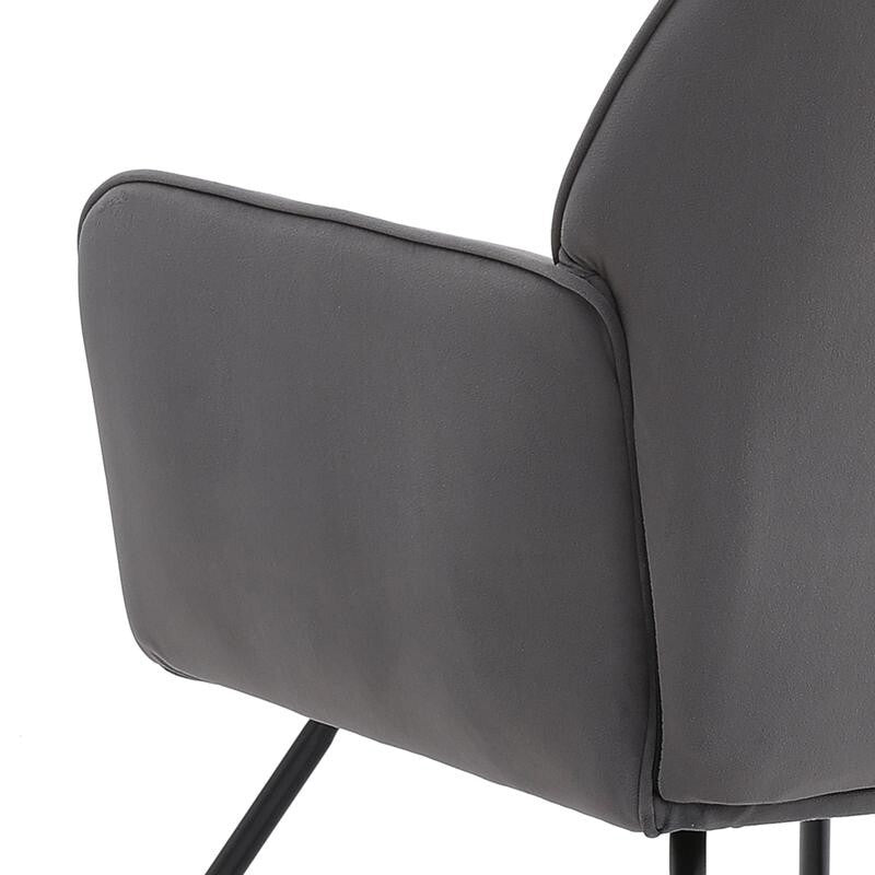 Grey Velvet Nursery Rocking Chair Ergonomic Padded Glider for Baby