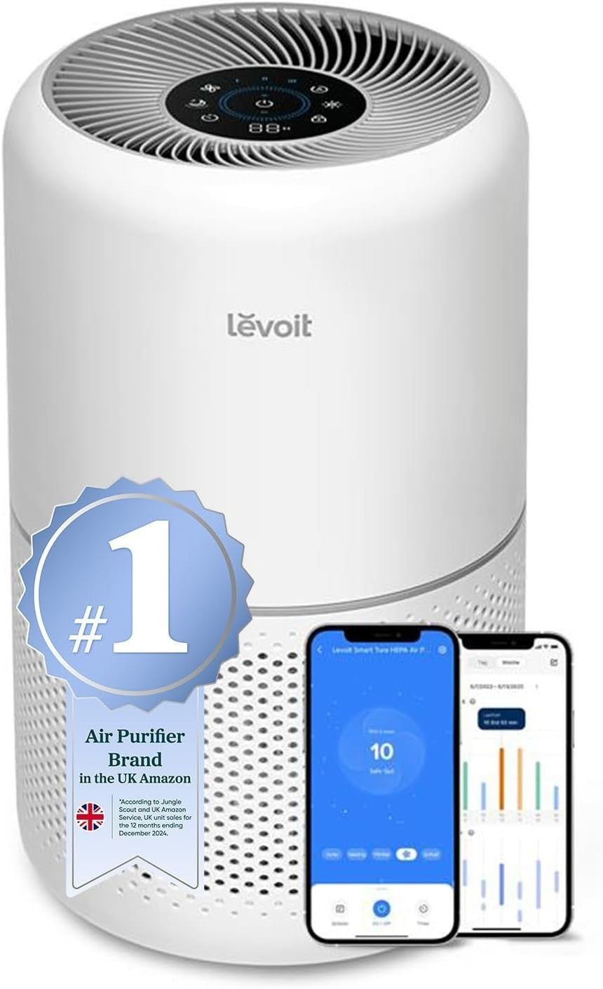 Smart HEPA Air Purifier 108m² CADR 258 Auto Sleep App Alexa