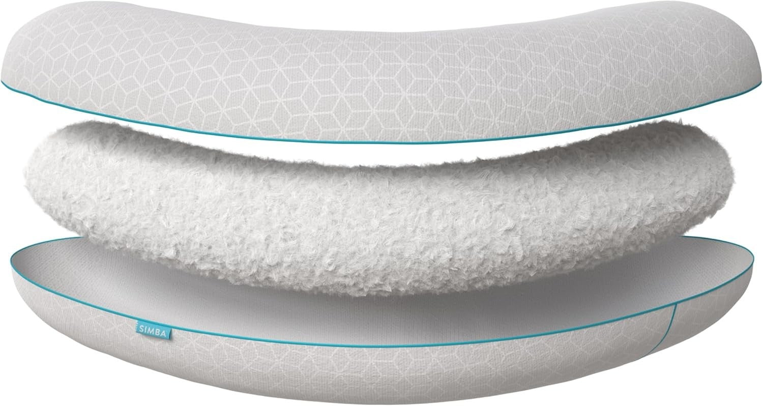 Luxury Cooling Body Pillow Bolster 120x25cm Adjustable Support Cushion