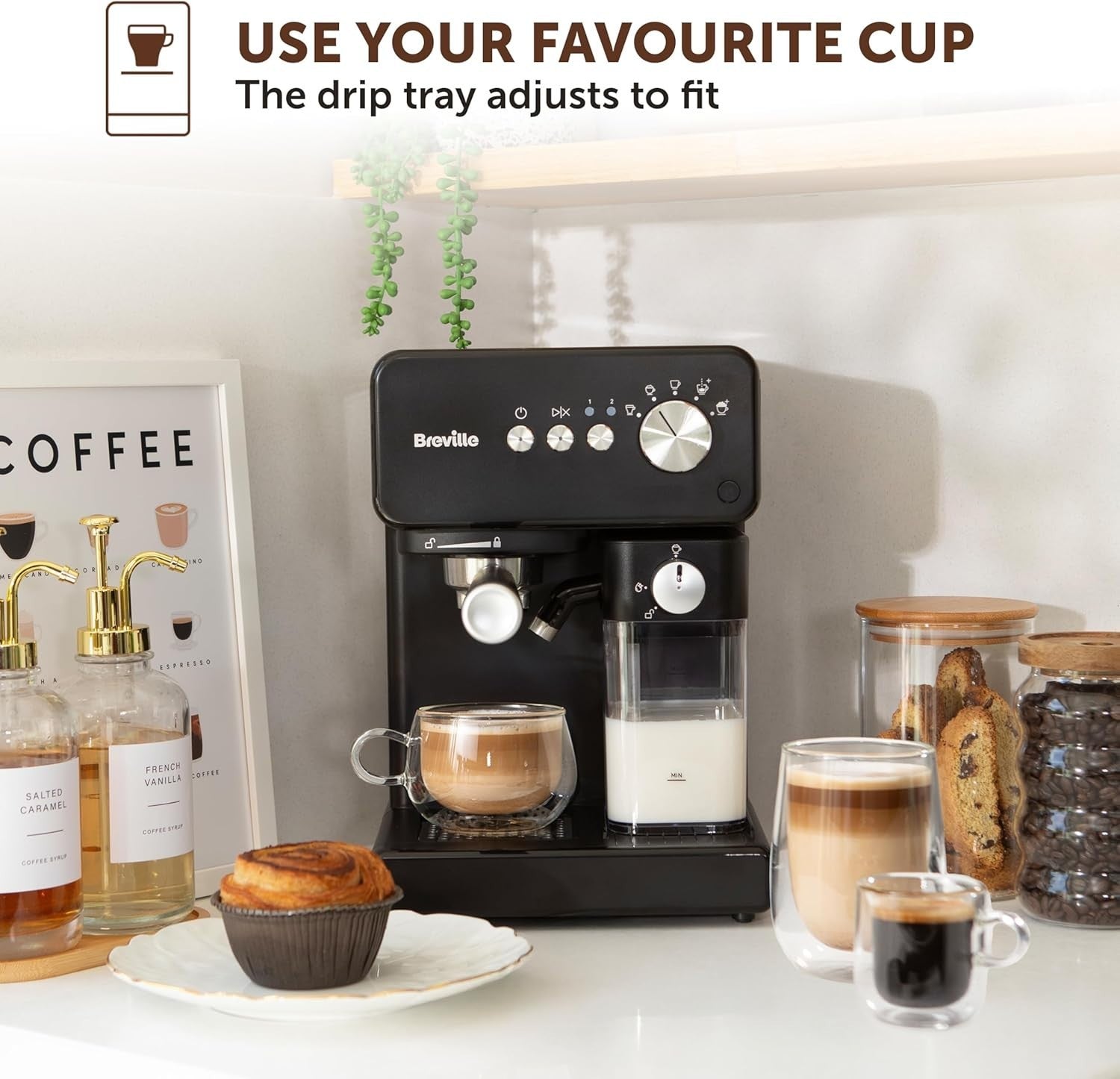Espresso Coffee Machine | 15 Bar Pump | Automatic Milk Frother