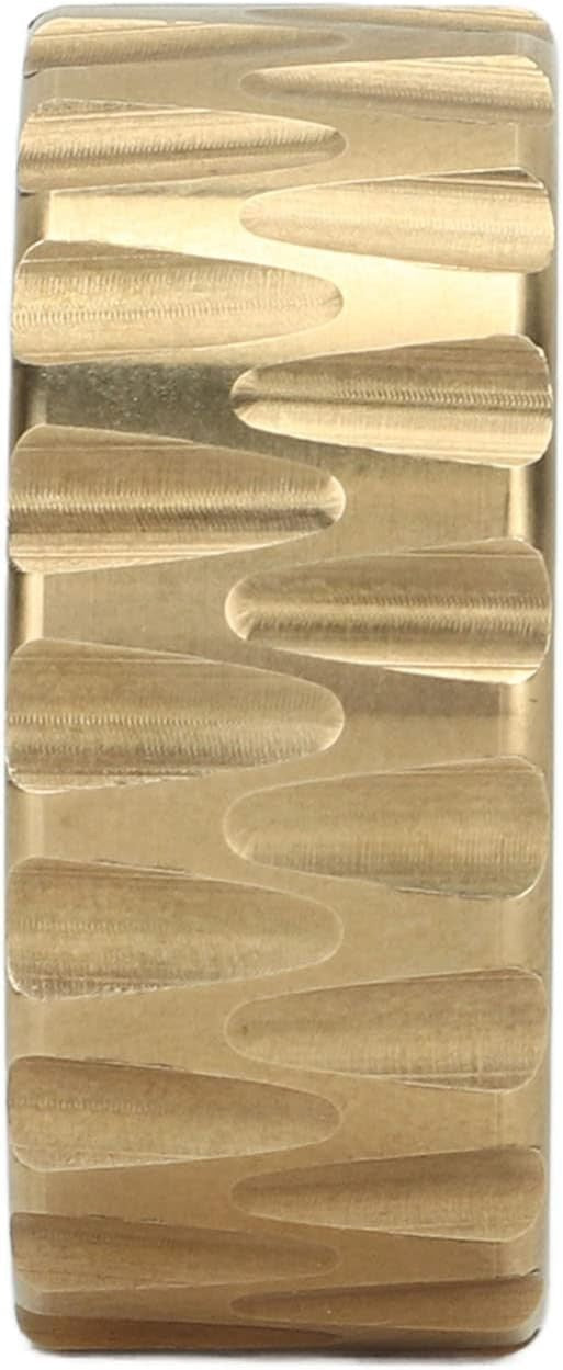 Gold Ratchet Ring Fidget Metal Rotating Slider Stress Relief ADHD