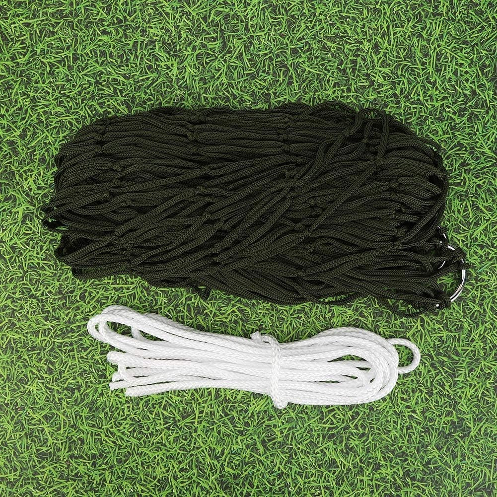Single Person Camping Hammock – Strong Nylon Mesh Net Bed with Ropes for Garden