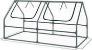 Mini Garden Greenhouse UV Protected Waterproof Plant Shelter with Zipper Doors