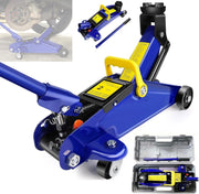 2 Ton Low Profile Steel Trolley Jack Heavy Duty 135–320mm Lift w/ Swivel Wheels