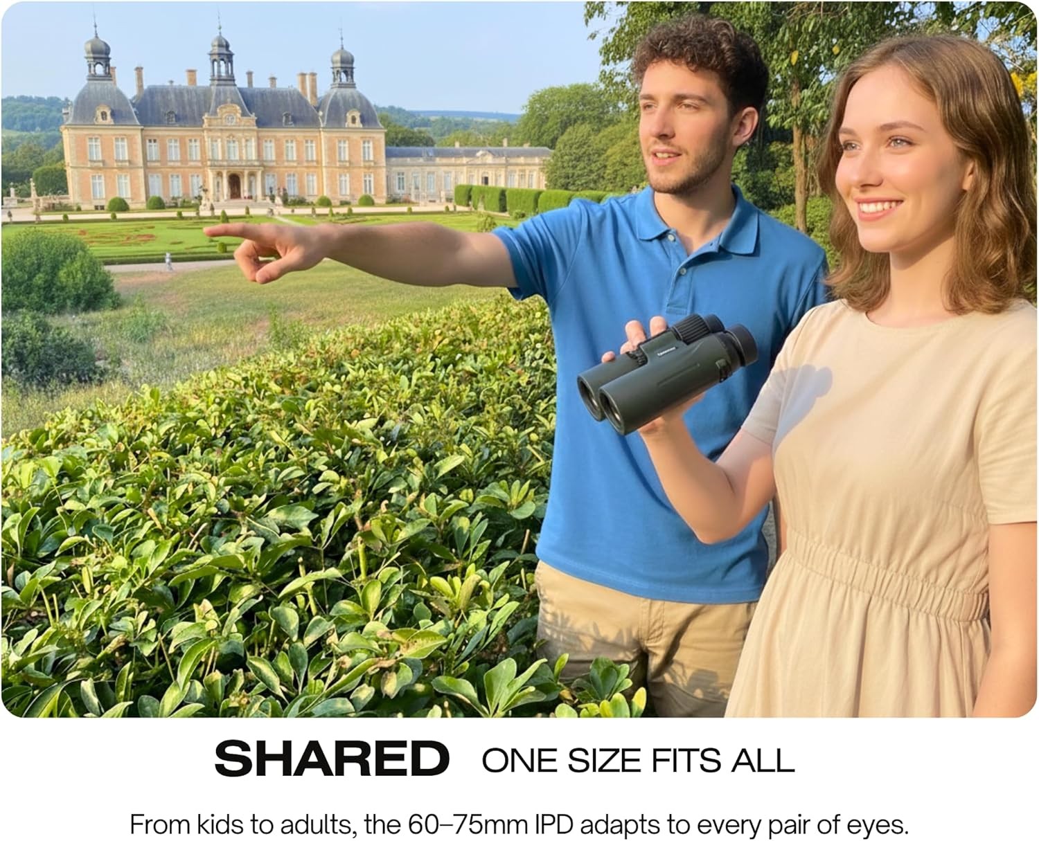 8x42 Waterproof HD Binoculars for Bird Watching Travel Hunting Outdoor Use
