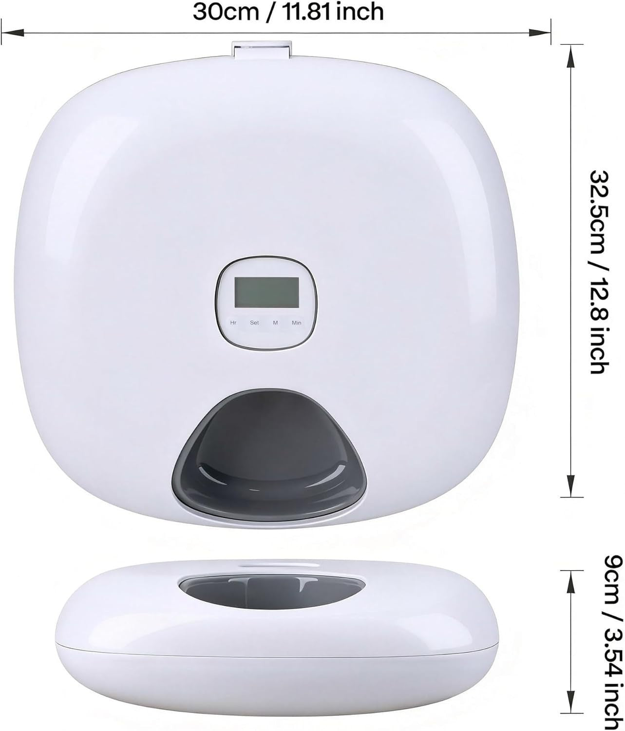 Automatic Wet Cat Feeder 6 Meal Timer Food Dispenser Ice Pack Fresh