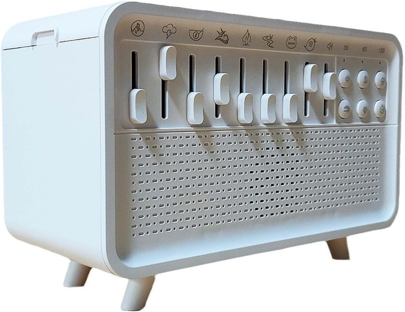 White Noise Sleep Machine with Bluetooth, Humidifier & Night Light