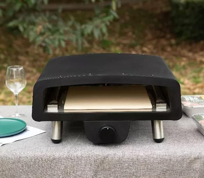 Gas Fired Outdoor Pizza Oven | Portable 450°C Stone Baked BBQ Grill for Garden