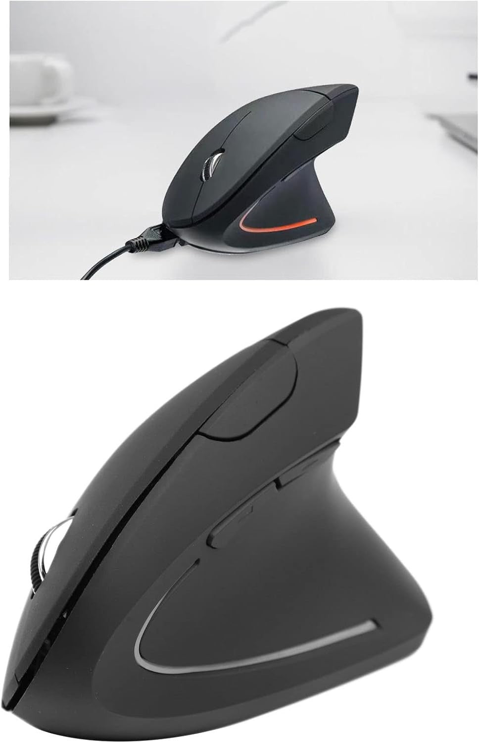 Vertical Ergonomic Wireless Mouse 2.4G Adjustable DPI Gaming Office