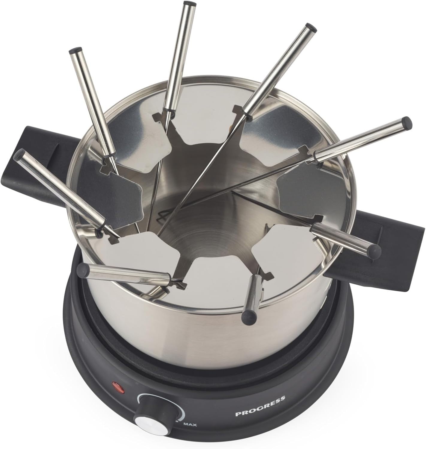 Electric Fondue Maker 1.5L Cheese Chocolate Pot 8 Forks 1500W
