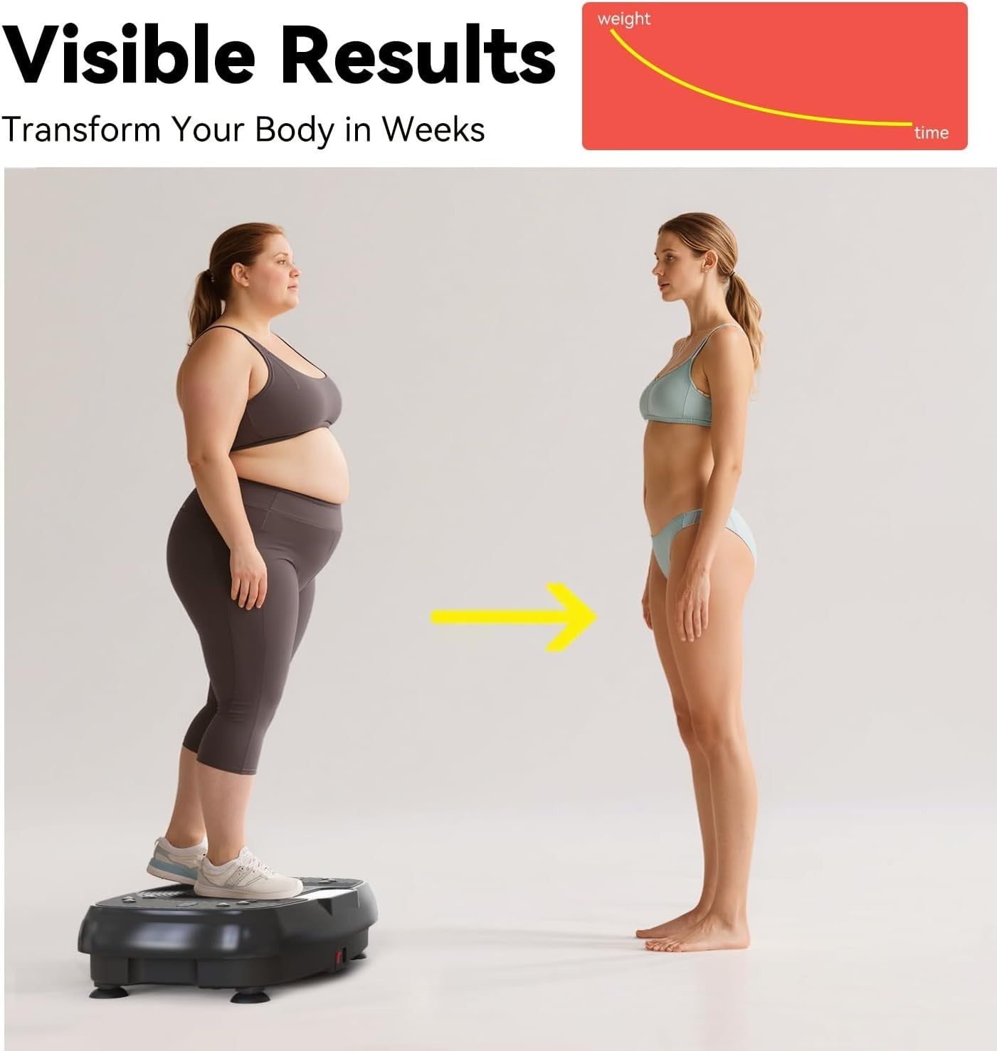 Dual Motor Vibration Plate Exercise Machine 199 Speeds Bluetooth Trainer