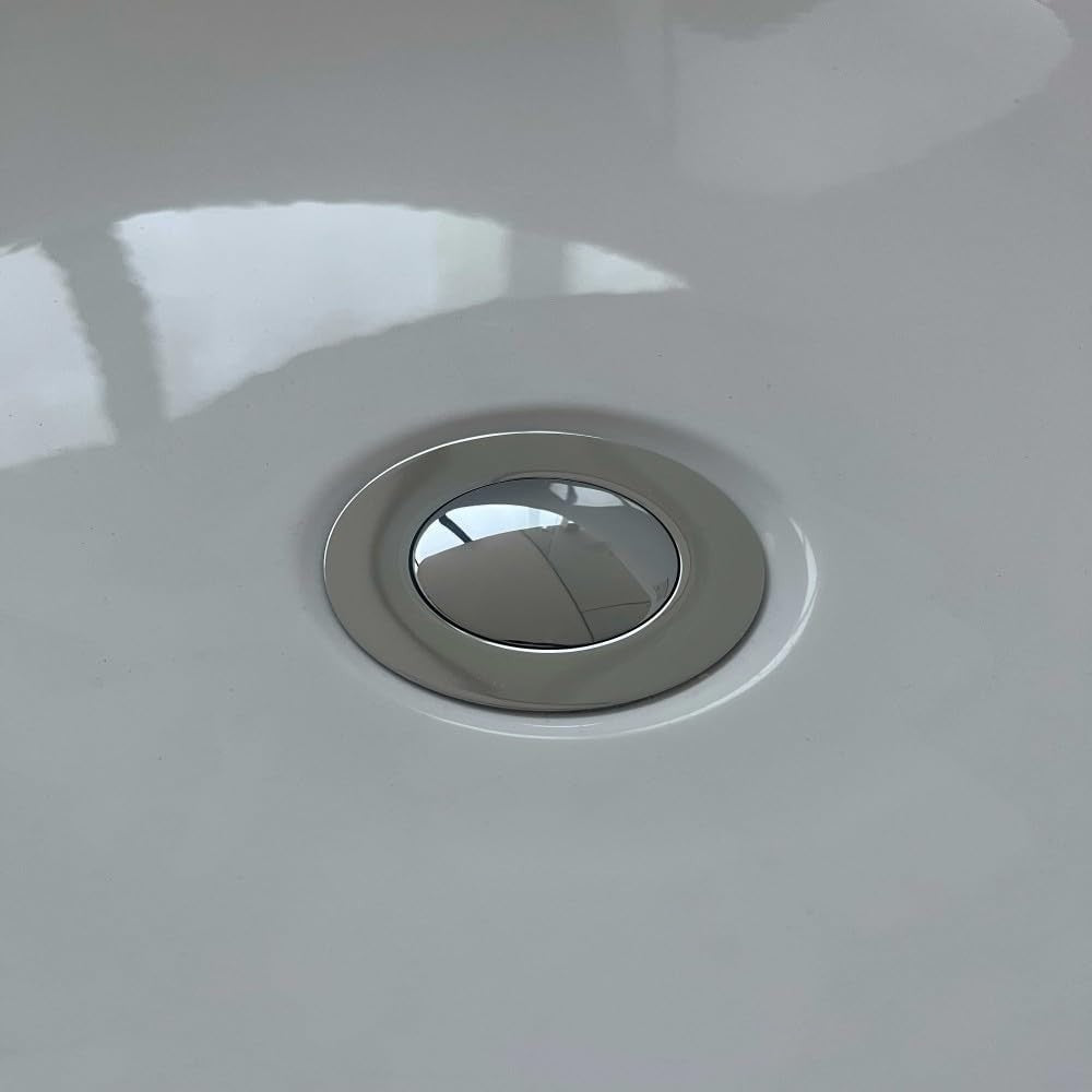 1700x800mm White Double Ended Freestanding Acrylic Shower Bath Modern