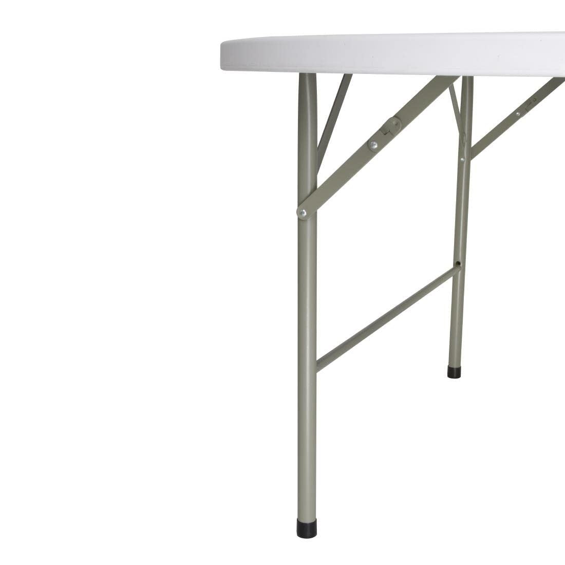 5ft Round Folding Table Heavy-Duty Outdoor Indoor Commercial Catering