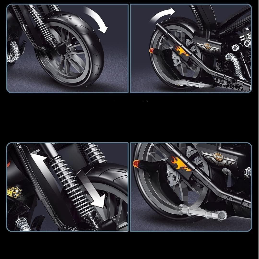 Superbike Motorcycle Model Building Kit 451 PCS | Creative Kids & Adult Toy