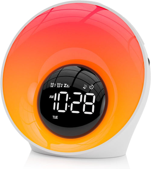 Sunrise Alarm Clock Wake Up Light White Noise Night Light Sleepers